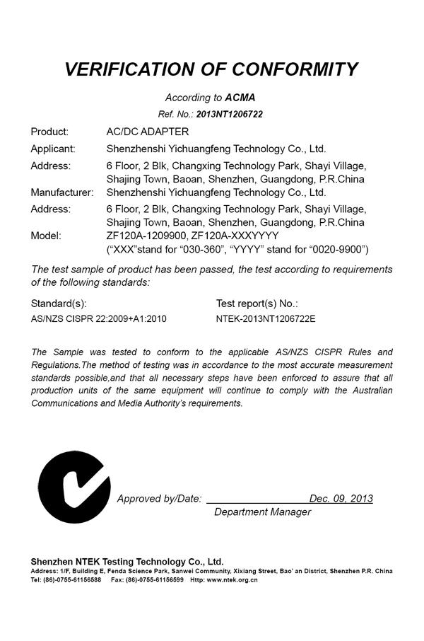 澳规3308.comC-Tick认证证书